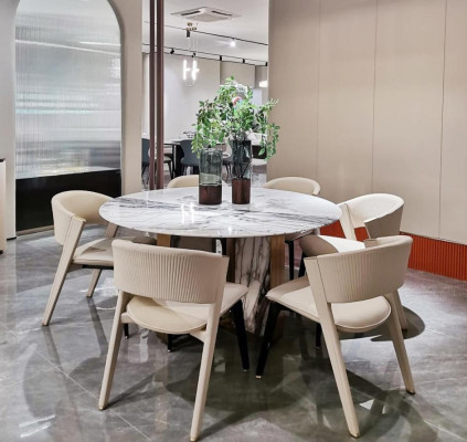 Luxus Esszimmer set Esstisch 6x Stuhle Esszimmergruppe Design Essgruppe Neu