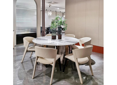 Luxus Esszimmer set Esstisch 6x Stuhle Esszimmergruppe Design Essgruppe Neu