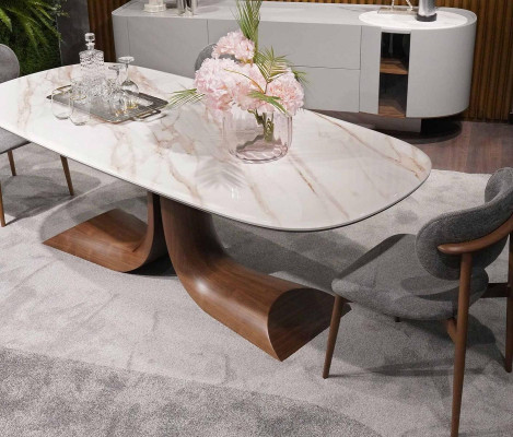 Esszimmer Esstisch 4x Stühle Luxus Komplett Set 4tlg Ess Gruppe Holz Tisch