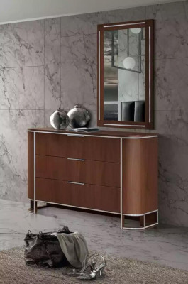 Komplettes Schlafzimmer Set Designer Möbel Doppelbett 2x Nachttische 5tlg