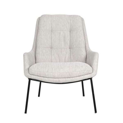 Designer Polster Stuhl Grauer Lehnstuhl Luxus Sessel Textil Einsitzer