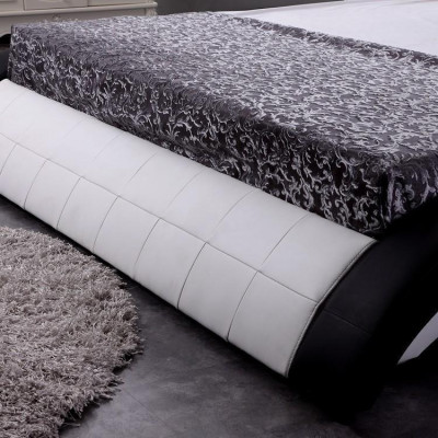 Design Bett Big Betten Leder Hotel Polster 180x200 Multifunktion Regal