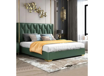 Bett Chesterfield Luxus Betten Barock Rokoko Möbel Hotel Leder Schlafzimmer Neu
