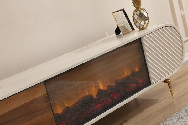 TV Ständer RTV Lowboard Regale Sideboard Tisch Modern Weiß Luxus Neu