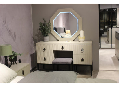 Praktisch Modern und Neu Schlafzimmer Schminktisch mit Spiegel und Hocker