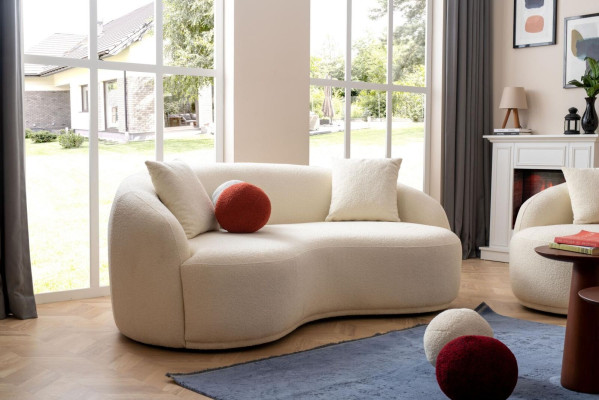 Wohnzimmer Set 3tlg. Designer Sofagarnitur 4+3+1 Sitz Wohnlandschaft