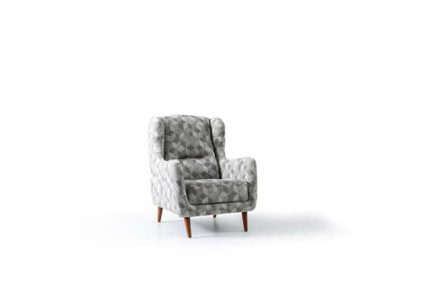 Luxus Möbel Dreisitzer Sessel 1 Sitzer Modern Sessel Polster Textil