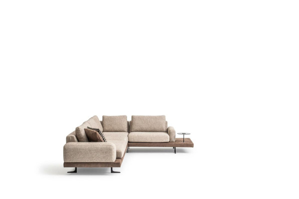 Modernes L-Form Ecksofa Wohnzimmermöbel Designer Polstersofas Textil