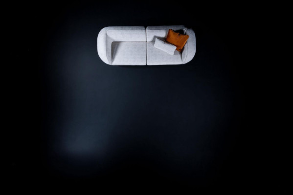 Designer Sofa Couch 3 Sitzer Polstermöbel Couchen Möbel Textil Stoff