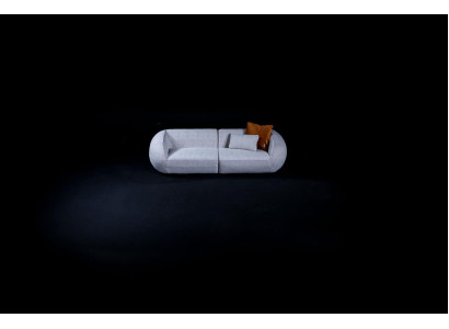 Designer Sofa Couch 3 Sitzer Polstermöbel Couchen Möbel Textil Stoff