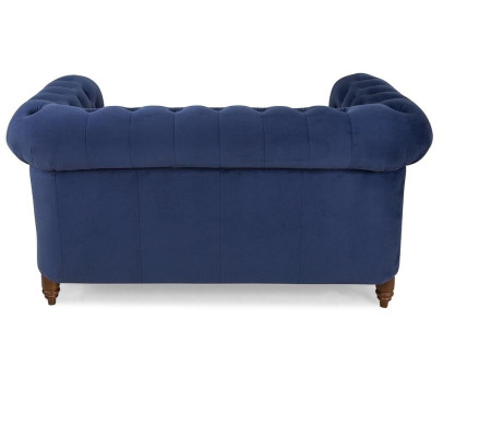 Luxus Chesterfield Designer Couchen Leder Sofa Textil Stoff xxl big couchen 3tlg