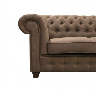Chesterfield Sofagarnitur Sofa 3+1+1 Couch Polster Set Sofas Couchen Komplett