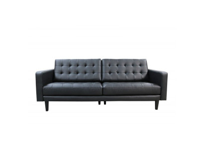 Design Moderne Chesterfield Garnitur Sofa Couch Polster Leder Garnituren 3+2 Neu