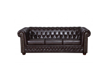 Chesterfield Sofagarnitur Sofa Polster Design Leder Stoff Garnituren 3+2 Couch