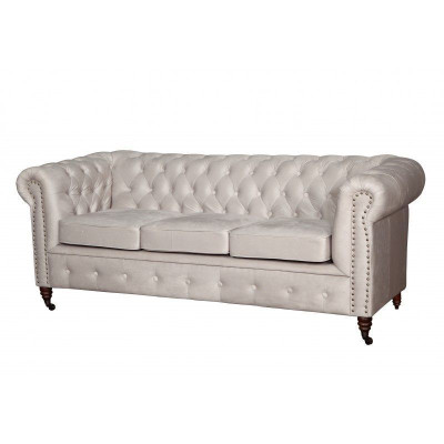 Design Klassiker Chesterfield Polster Sofa Couch Garnitur 3 Sitzer Ledersofa Neu