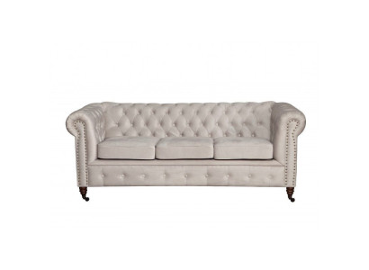 Design Klassiker Chesterfield Polster Sofa Couch Garnitur 3 Sitzer Ledersofa Neu