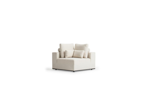 Ecksofa L-Form Wohnlandschaft Polster Textil Couch Sofa Set Luxus Möbel