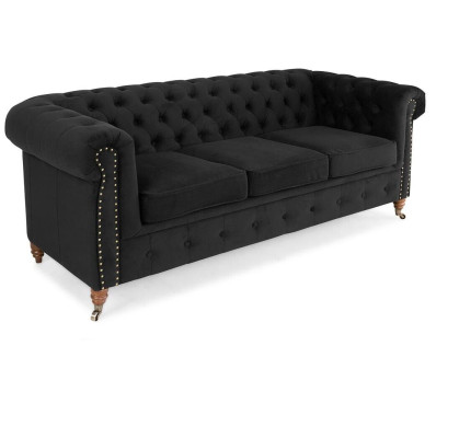 Chesterfield 3 Sitzer Sofa Büro Couch mit Bettfunktion Sofas Couchen Dreisitzer