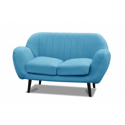 Stoffsofa 2 Sitzer Couch Polster Designer Büro Office Couchen Sofa Kanzlei Bank