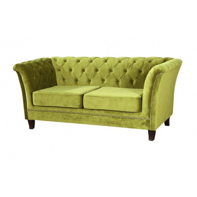Chesterfield Design Sofa Couch Polster Kanzlei Praxis Büro Sofas Textil Stoff