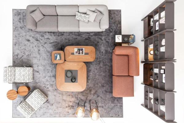 Ecksofagruppe Polstergruppe Couch Sofa Stoff Wohnzimmermöbel Moderne