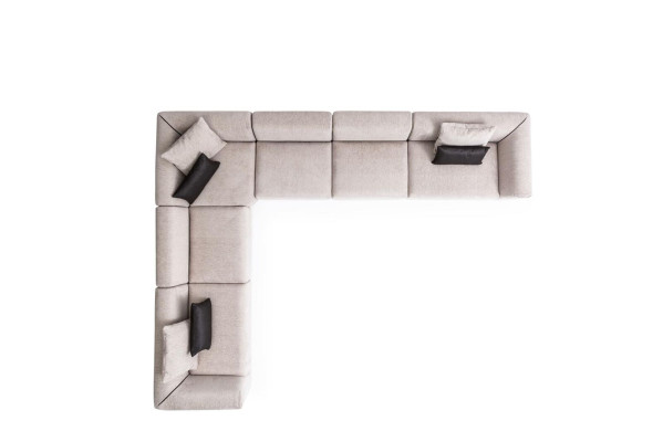 Ecksofa Sofa U-Form Polstersofa Wohnzimmer Design Designer Sitzlandschaft