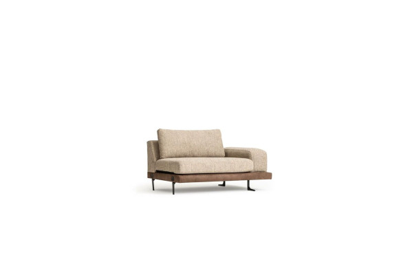 Großes Beiges Sofa Polstermöbel Sechssitzer Designer Sitzgarnitur Textil