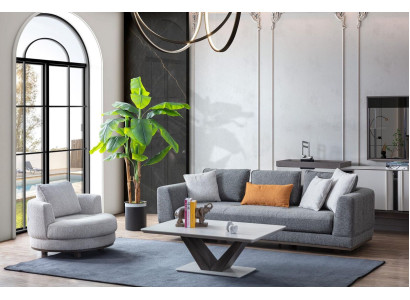 Luxus Sofagarnitur Couch Polster Set Sofa Couchen 3tlg. Couchtisch