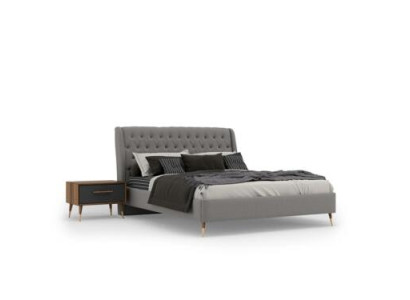 Schlafzimmer Set Bett 2x Nachttische Luxus Komplett Modern Möbel Neu