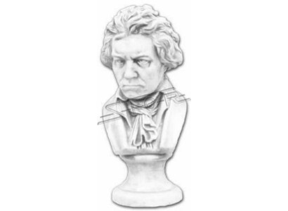 Beethoven Berühmtheit Büste Figur Skulptur Skulpturen Figuren Statuen