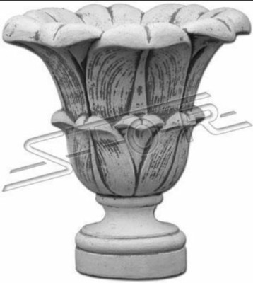 Blumenkorb Blumen Vase Gefäss Garten Figuren Terrasse Dekoration Statue