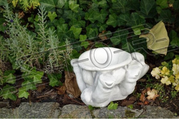 Blumenkorb Blumen Vase Gefäss Garten Terrasse Figuren Dekoration Statue