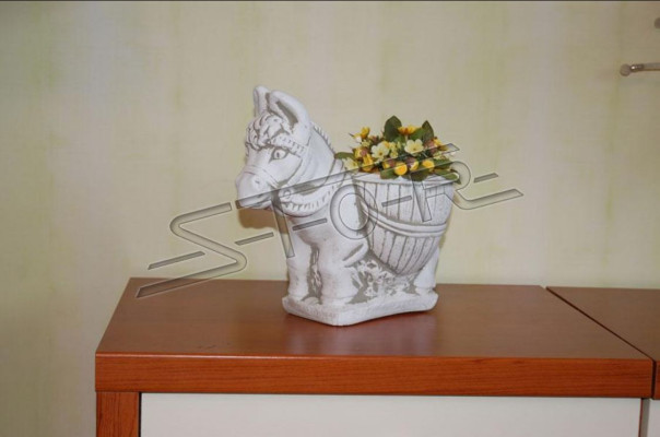 Blumenkübel Pflanz Kübel Dekoration Figur Vasen Blumentöpfe Natur Garten