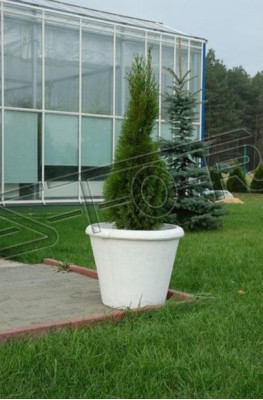 Blumenkübel Pflanz Kübel Dekoration Figur Vasen Garten Blumentöpfe Natur