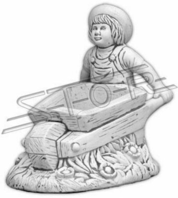 Blumenkübel Pflanz Kübel Dekoration Figur Vasen Natur Blumentöpfe Garten