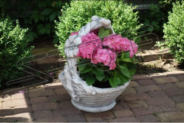 Blumenkübel Pflanz Kübel Dekoration Natur Garten Figur Vasen Blumentöpfe