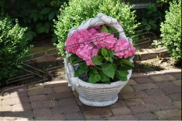 Blumenkübel Pflanz Kübel Dekoration Natur Garten Figur Vasen Blumentöpfe