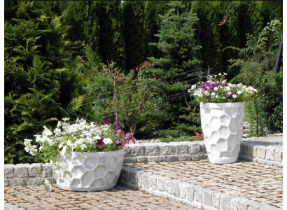 Blumenkübel Pflanz Natur Kübel Dekoration Vasen Garten Figur Blumentöpfe