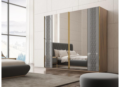 Design Schrank Schlafzimmer Luxus Holz Kleiderschrank Modern Möbel