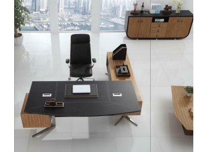 Design Tisch Chef Schreibtisch Exclusive Büro Einrichtung Kanzlei Praxis