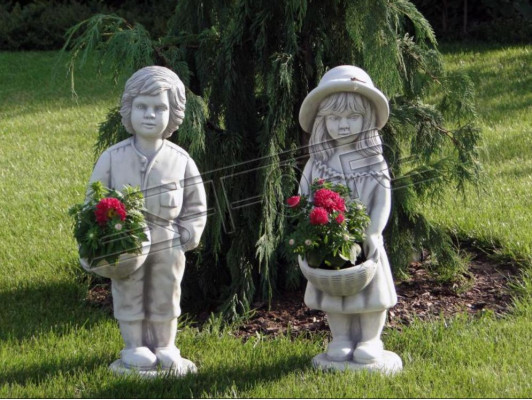 Figur Blumenkübel Dekoration Pflanz Kübel Blumentöpfe Dekor Figur Garten