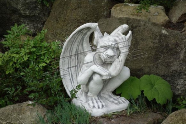 Figur Skulptur Drachen Kind Garten Skulpturen Figuren Dekorative Statuen