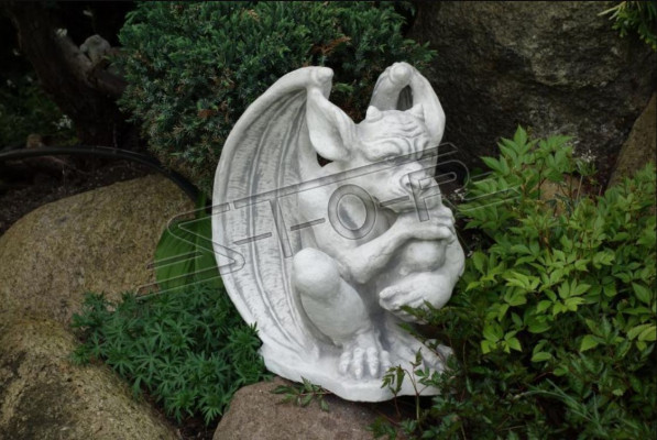 Figur Skulptur Drachen Kind Garten Skulpturen Figuren Statuen