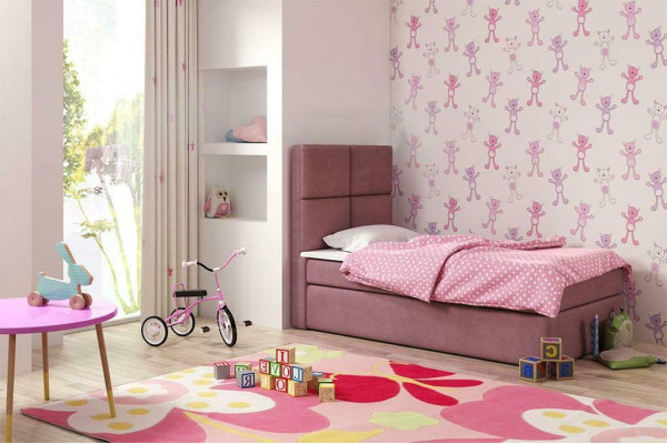 Hotel Bett Boxspring Blau Design Bett Big Polster Ehe Luxus Betten