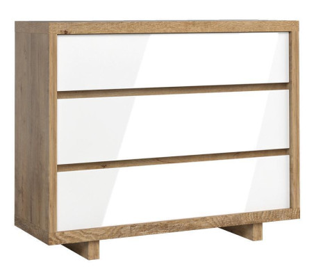 Komplettes Schlafzimmer Set Bett Nachttisch Kleiderschrank Kommode Design 5 tlg.