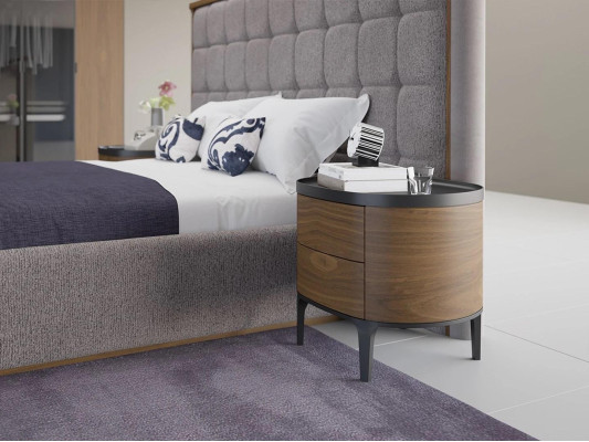 Schlafzimmer Luxus Set 4tlg Bett 2x Nachttische Design Bank Modern Möbel