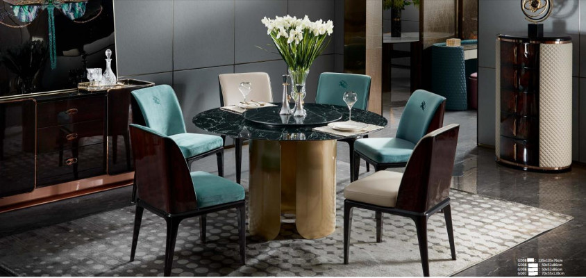 Hochkommode Braune Luxus Schrank Modern Design Möbel Holz Kommoden Wohnzimmer