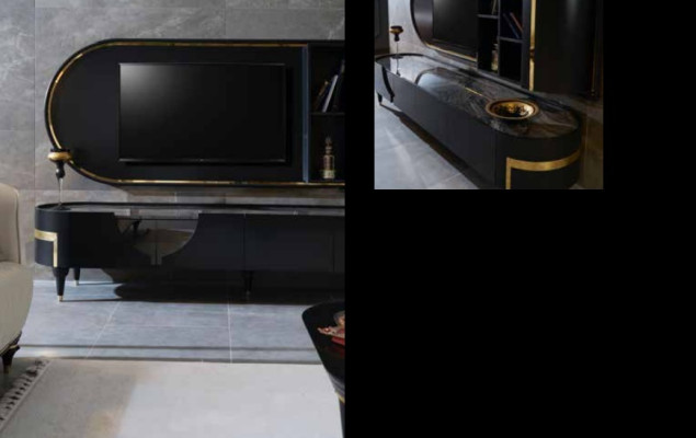 Modern tv Lowboard rtv Schrank Möbel Ständer Fernseh Media Schrank Sideboard