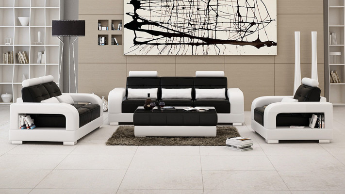Sofagarnitur 3+2 Sitzer Set Design Sofa Polster Couchen Couch Modern