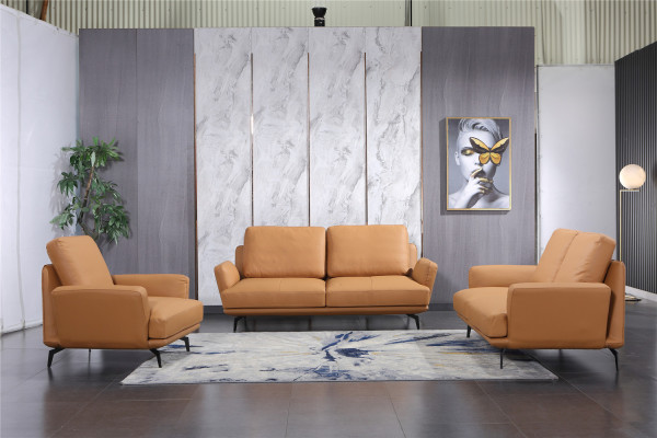 Ledersofa Sofagarnitur Deko 3+2+1 Sitzer Set Polstersofa Garnitur Couch